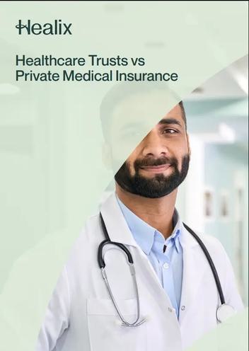 Mockup of the cover for the 'Healthcare Trust vs PMI' whitepaper