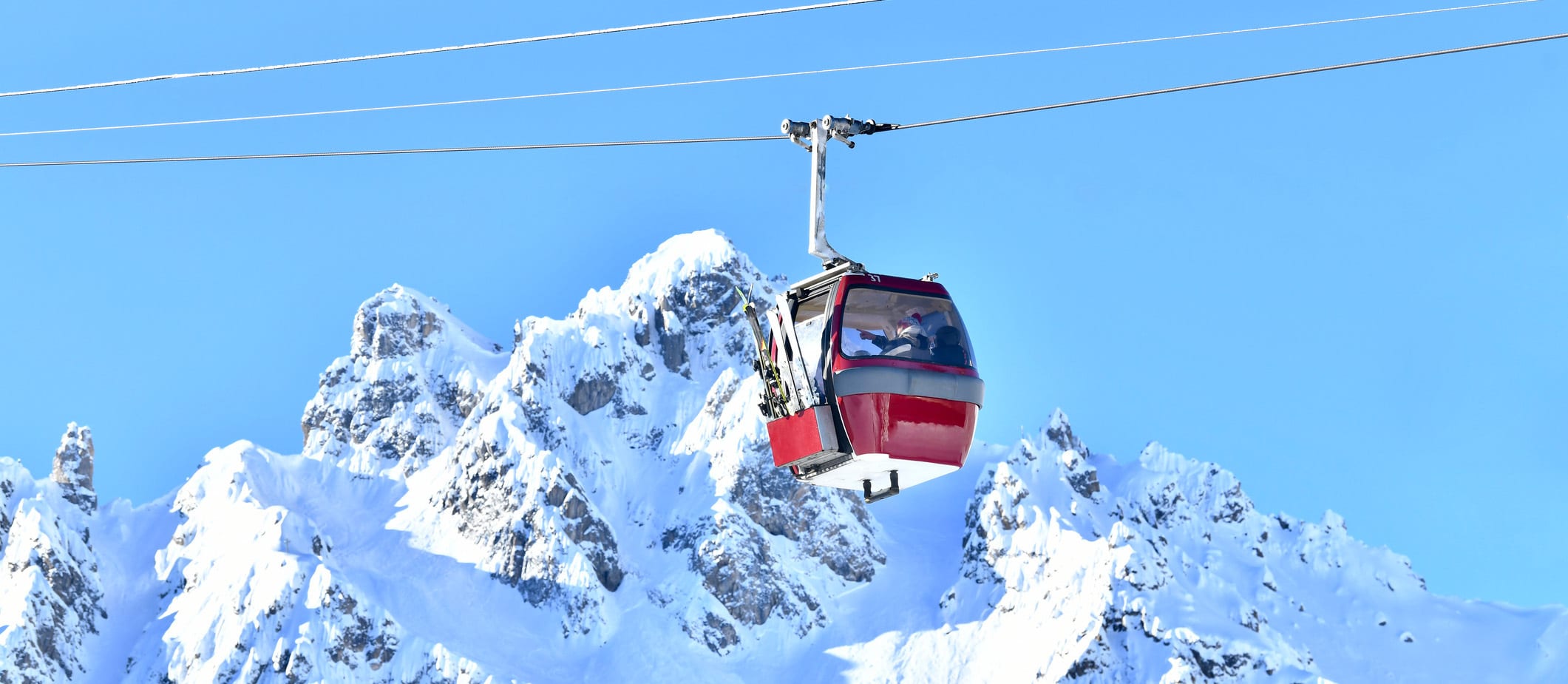 Ski lift in Switzerland
